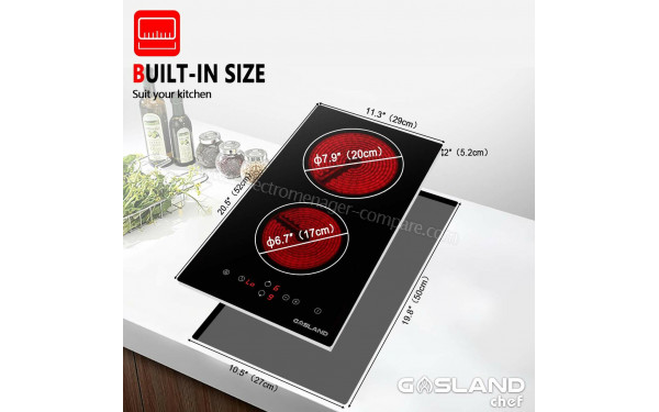GASLAND CHEF CH30BF - Dimensions