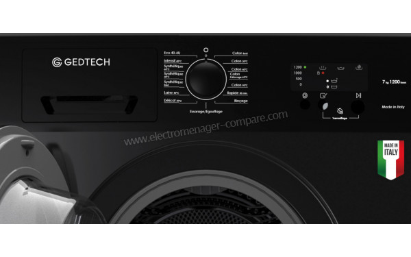 GEDTECH GLL71200BLI - Panneau de commandes