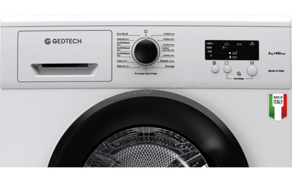 GEDTECH GLL81400WHI - Panneau de commandes