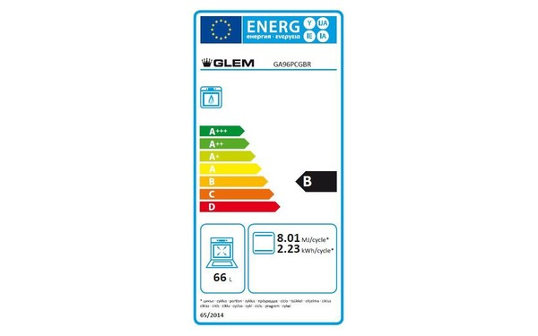 GLEM GA96PCGBR - &Eacute;tiquette &eacute;nergie