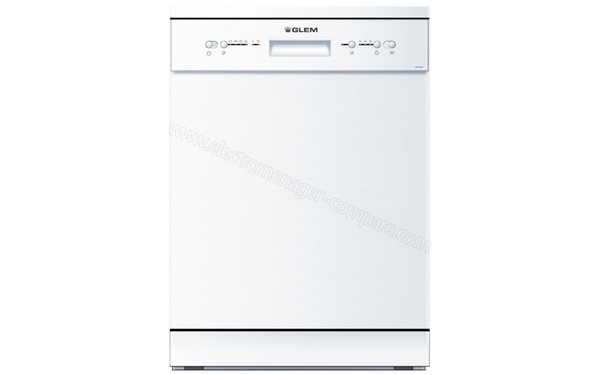 GLEM GDF622WH - Vue de face