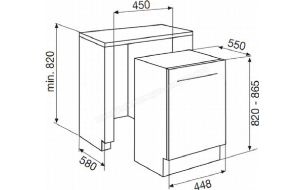 GLEM GDI4050 - Dimensions