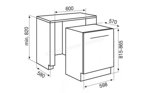 GLEM GDI6451 - Dimensions
