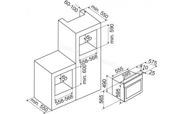 GLEM GFMC330IX - Sch&eacute;ma technique