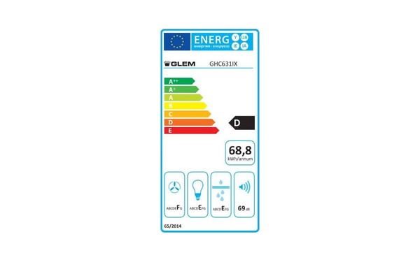 GLEM GHC631IX - &Eacute;tiquette &eacute;nergie