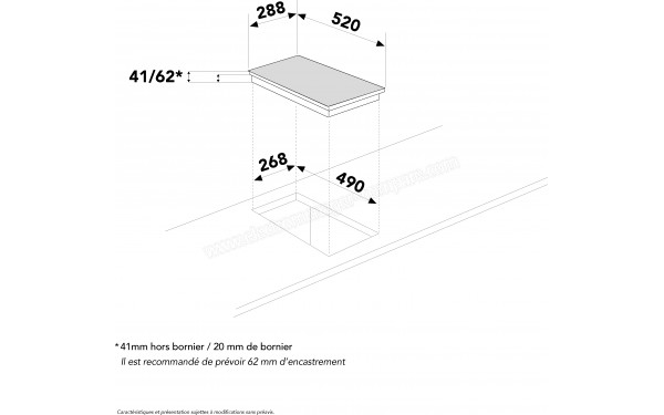 GLEM GTH32T - Dimensions