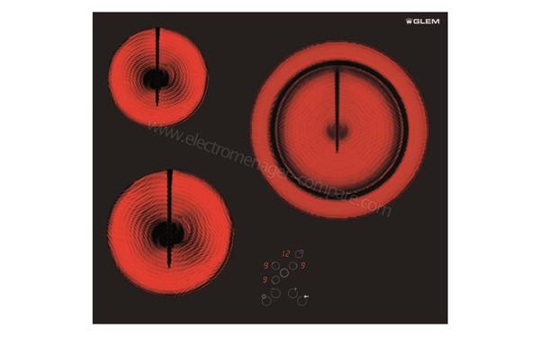 GLEM GTH63TBK - Vue du dessus