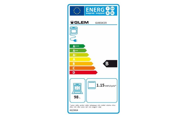 GLEM GU850CER - &Eacute;tiquette &eacute;nergie