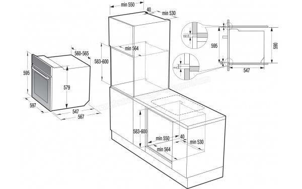 GORENJE BOP737E20XG - Sch&eacute;ma technique