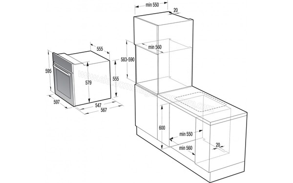 GORENJE BOP88ORAW - Niche d'encastrement