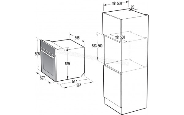 GORENJE BP737EX - Sch&eacute;ma technique
