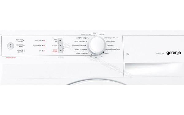 GORENJE D724BL - Panneau de commandes