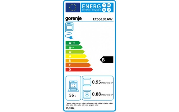 GORENJE EC55101AW - &Eacute;tiquette &eacute;nergie