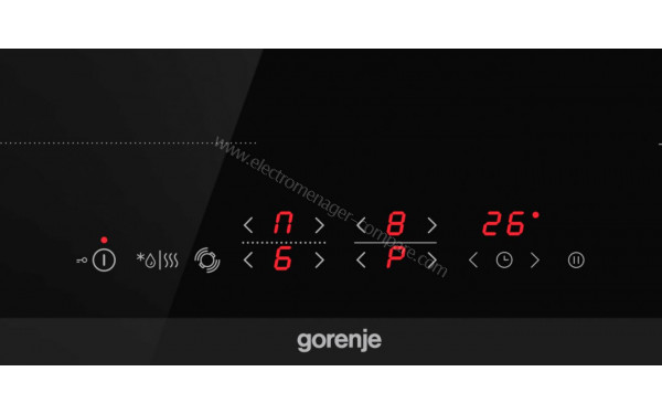 GORENJE ECT643BX - Vue des programmes