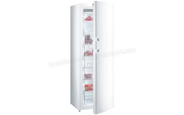 GORENJE F6181AW - Vue 3/4 gauche porte ouverte