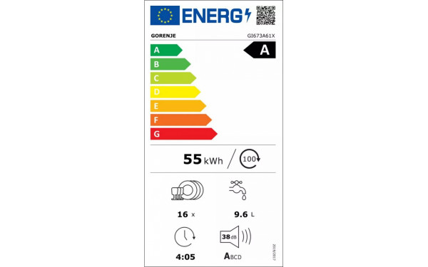 GORENJE GI673A61X - &Eacute;tiquette &eacute;nergie v2