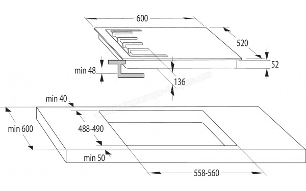 GORENJE GKTW641SYB - Sch&eacute;ma technique