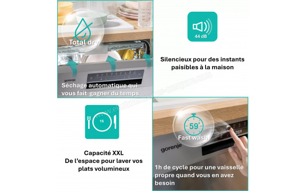 GORENJE GS643B90X - Mise en situation