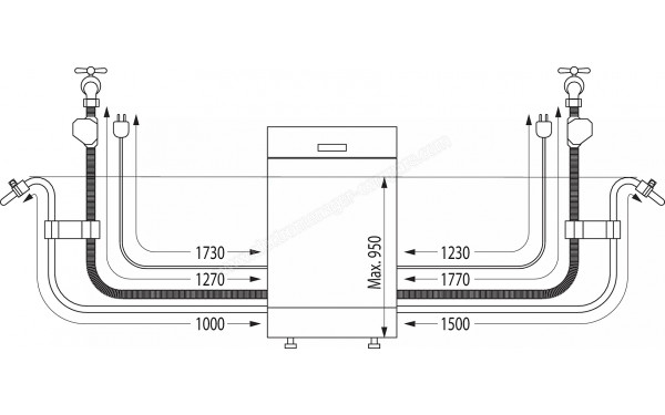 GORENJE GV642C65 - Dimensions