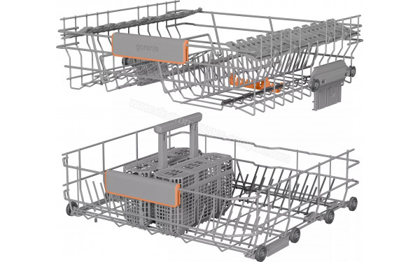 GORENJE GV642C65 - Vue du panier inf&eacute;rieur et sup&eacute;rieur