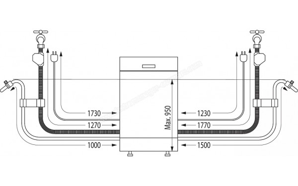 GORENJE GV663B62 - Dimensions
