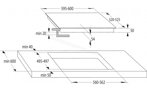 GORENJE IT643BX - Sch&eacute;ma technique
