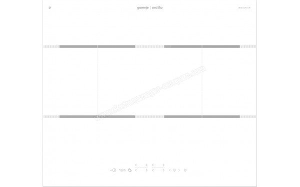 GORENJE IT646ORA-W - Vue du dessus