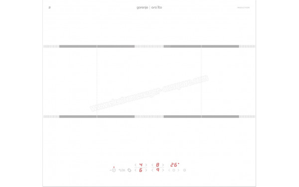 GORENJE IT646ORA-W - Vue du dessus