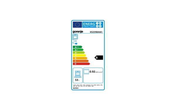GORENJE K52290AW1 - &Eacute;tiquette &eacute;nergie