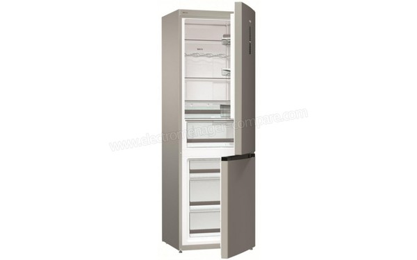 GORENJE NRK6192TX4 - Vue 3/4 gauche avec porte ouverte 1
