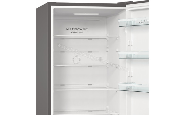 GORENJE NRK62CA2XL4 - Vue de l'int&eacute;rieur partie r&eacute;frig&eacute;rateur