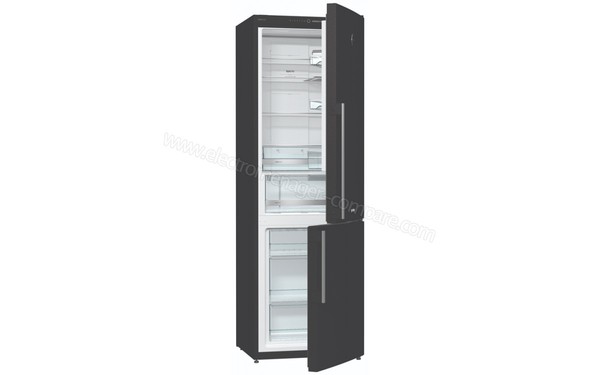 GORENJE NRK62JSY2B - Vue 3/4 gauche avec porte ouverte