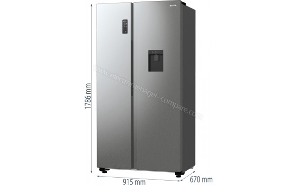 GORENJE NRR9185EAXLWD - Dimensions