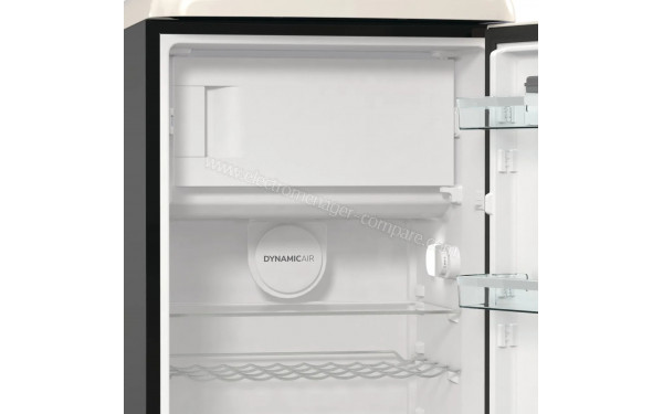 GORENJE OBRB615DBK - Vue de l'int&eacute;rieur partie r&eacute;frig&eacute;rateur