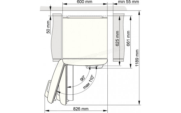 GORENJE ONRK619DC-L - Dimensions