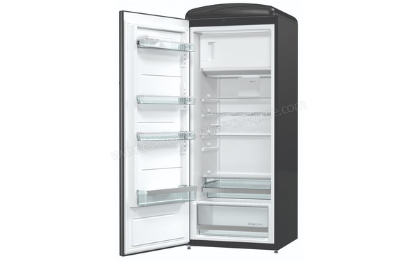 GORENJE ORB153BK-L - Vue 3/4 droite porte ouverte