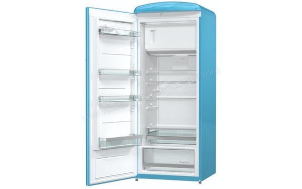 GORENJE ORB153BL-L - Vue 3/4 droite porte ouverte