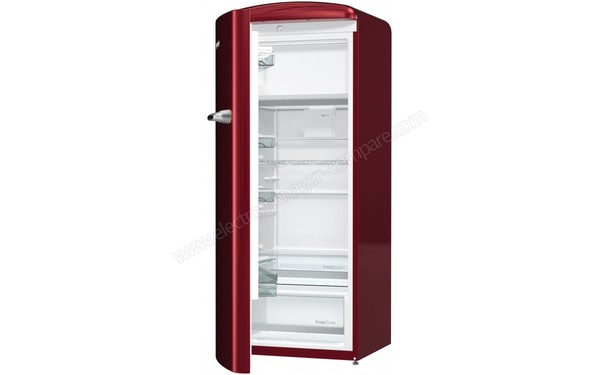 GORENJE ORB153R-L - Vue 3/4 droite porte ouverte