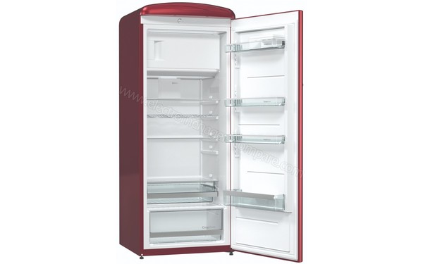 GORENJE ORB153R - Vue 3/4 gauche porte ouverte