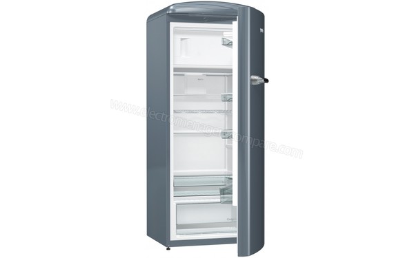 GORENJE ORB153X - Vue 3/4 gauche porte ouverte