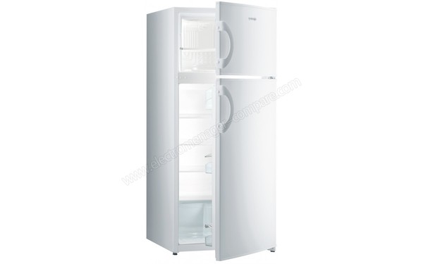 GORENJE RF4121AW - Vue 3/4 gauche porte ouverte (vide)