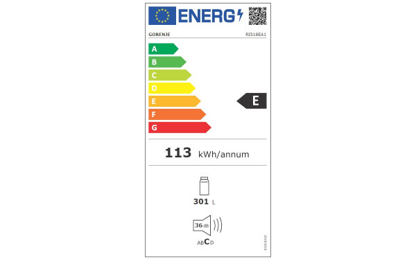 GORENJE RI518EA1 - &Eacute;tiquette &eacute;nergie v2