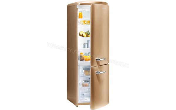 GORENJE RK60359OCO import - Vue 3/4 gauche porte entrouverte