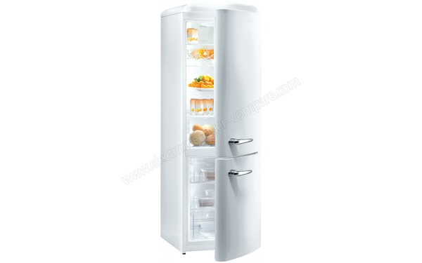GORENJE RK60359OW - Vue 3/4 gauche porte entrouverte