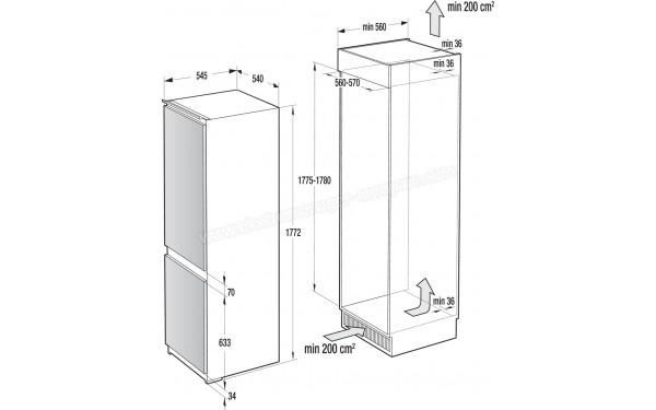 GORENJE RKI4181E3 - Sch&eacute;ma technique