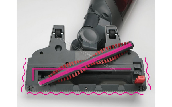 GORENJE SVC216GFW - Vue du dessous de la brosse