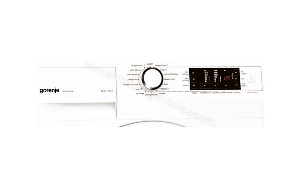 GORENJE W8544/I - Panneau de commandes