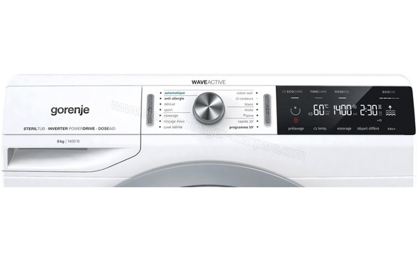 GORENJE WA844 - Panneau de commandes