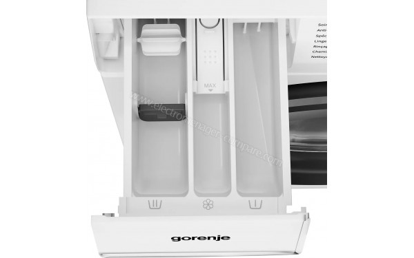 GORENJE WG2P114A22 - Zoom sur le tiroir lessiviel