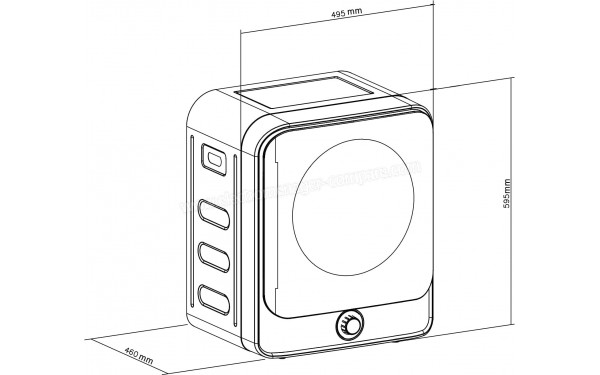 GREENBLUE GB415 - Dimensions